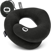 BCOZZY vista frontal del empaque negro mostrando soporte doble y tamaño