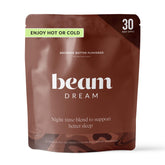 BEAM Dream front tub showing product and serving info for easy identification