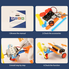 BeAndge robot con evitación sensor resaltado y aprendizaje lógico