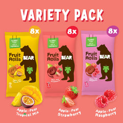 BEAR rollos dentro de una mochila escolar listos como snack práctico