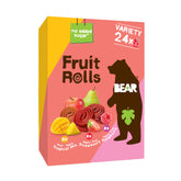BEAR frente del empaque mostrando variedad de sabores y conveniencia