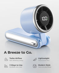 Bearwind primer plano de 7 aspas turbo mostrando flujo de aire eficiente