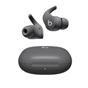 Beats Fit Pro sage gray front view showing sleek design and portable appeal