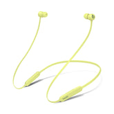 Beats flex front view in yuzu yellow showing earbud housings and neck cable benefit quick access