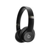 Beats Solo 4 frontal negro mate mostrando diseño y comodidad