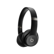 Beats Solo 4 frontal negro mate mostrando diseño y comodidad