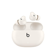 Beats Studio Buds + frontal Ivory mostrando diseño compacto y comodidad