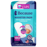 Because front packaging showing 180 count and convenience