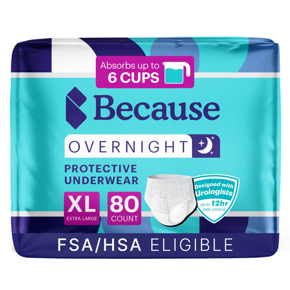 Because front packaging of XLarge 80 count showing quantity and night protection