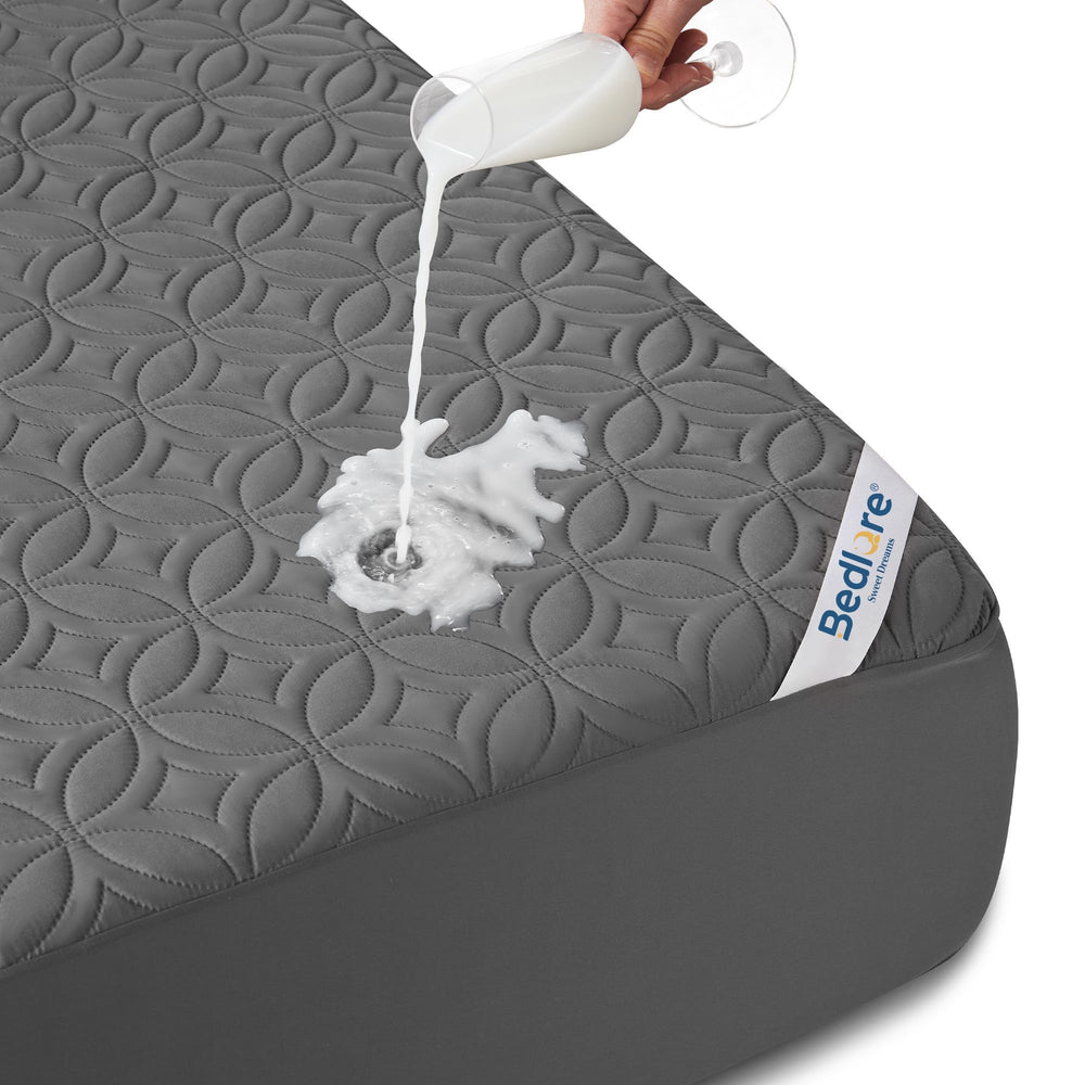 BEDLORE vista frontal de la funda acolchada Full con protección y confort