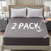 BEDLORE vista frontal del paquete doble, protección inmediata para colchones