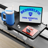 BedShelfie repisa frontal montada en cama, organiza espacio junto a la cama