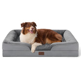 Bedsure vista frontal de la cama ortopédica para mayor soporte