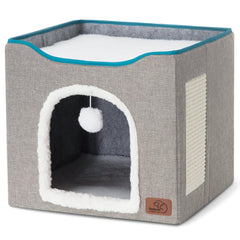 Bedsure plataforma superior acolchada con espacio para estirarse y vigilar ventanas