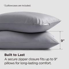 Bedsure fundas colocadas en cama completa mostrando aspecto ordenado