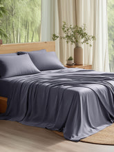 Bedsure PureWoven front packaging showing the queen 4-piece set and features