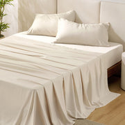 Bedsure PureWoven king set front view showing full package and cool-look benefit