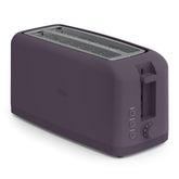 BELLA slim toaster front view in plum showing compact design and aesthetic benefit
