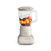 BELLA front view of blender showcasing compact design and Oatmilk color benefit