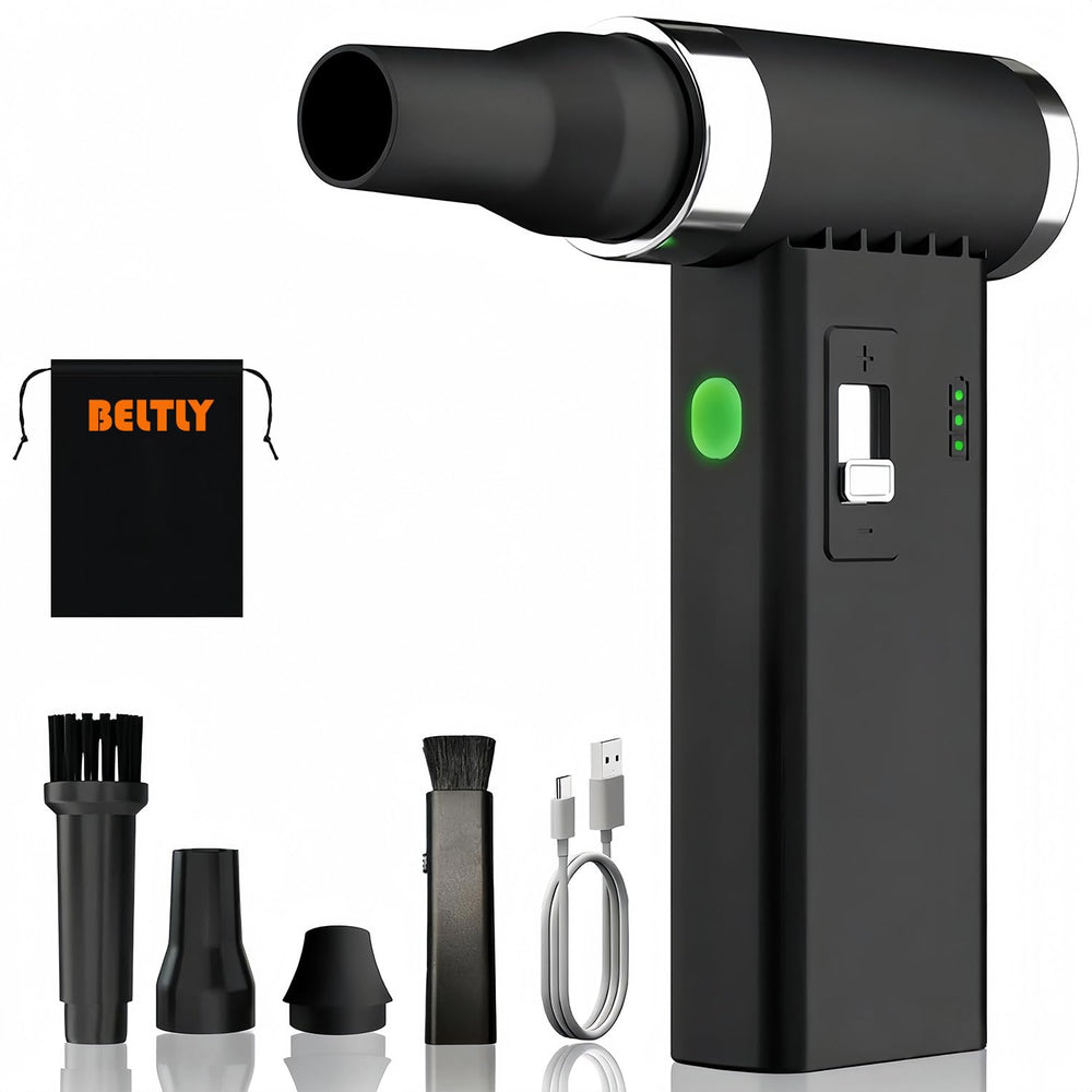 BELTLY FT03 vista frontal mostrando diseño compacto y control de velocidad