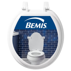 Bemis asiento 400TTA frontal paquete mostrando color y acabado brillante