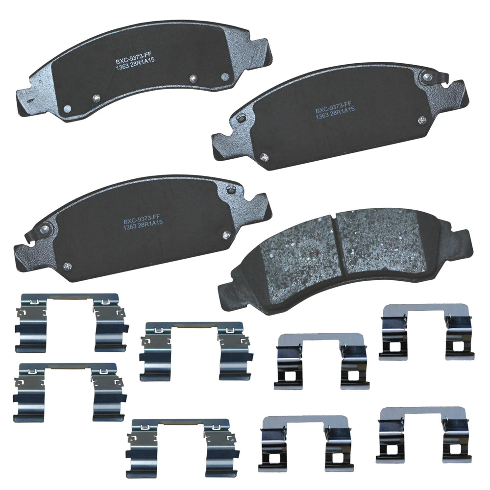 Bendix SBC1363 front packaging showing full kit and fitment benefits