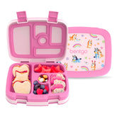 Bentgo Bluey front view showing secure lid and playful design benefiting easy identification
