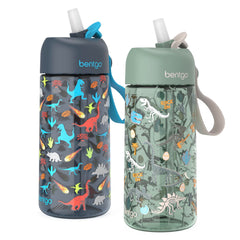 Bentgo botella frontal pack 2 mostrando diseño y colores coordinados