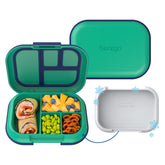 Bentgo front packaging showing leakproof shell and latch for easy transport