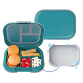 Bentgo front view showing compact lunchbox and organized design benefit convenience