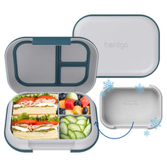 Bentgo Chill Max front view showing roomy capacity and sleek two-tone shell benefit: portable storage