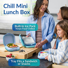 Bentgo Chill Mini detalle del acumulador de hielo extraíble que mantiene refrigerio frío