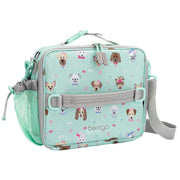 Bentgo front view showing print pattern and compact carry benefit