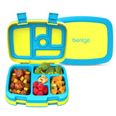 Bentgo front view showing compact bento box and easy-carry benefits