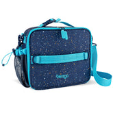 Bentgo front view showing prints and sturdy handle for easy carrying