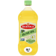 Bertolli botella frontal 50.7 fl oz mostrando tamaño grande y uso frecuente