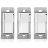 BESTTEN frente del interruptor dimmer mostrando diseño blanco y silenciador