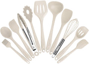 BESTZMWK vista frontal del set de 11 utensilios para cocinar, práctico y completo
