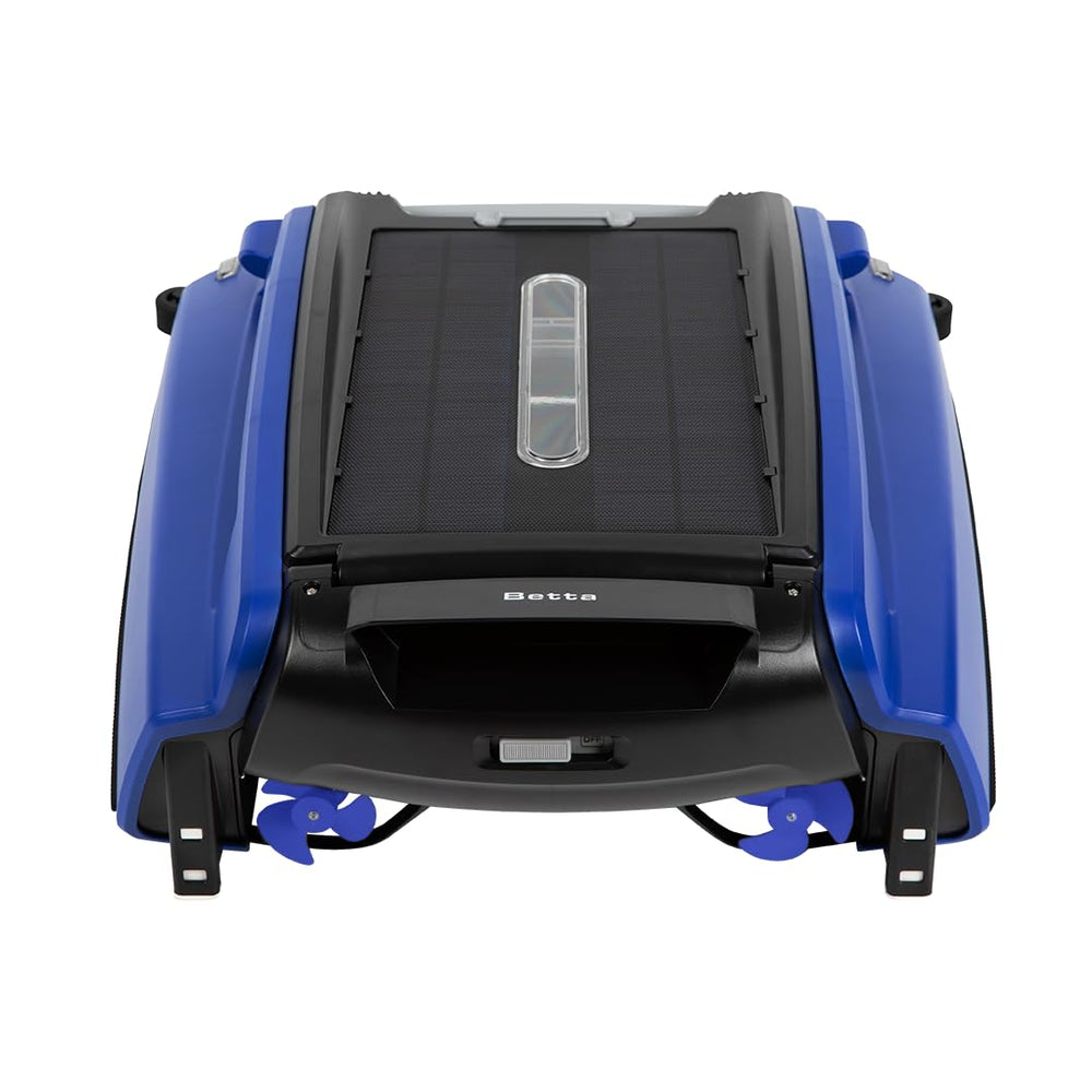 Betta SE front view blue showing design and continuous cleaning benefit