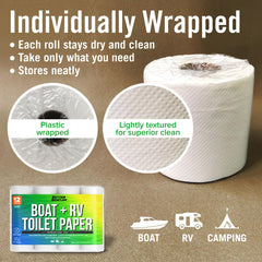 Better Boat rollo con envoltura individual para almacenamiento seco y protegido