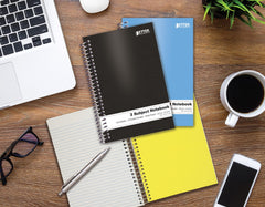 Better Office Products detalle de espiral resistente que permite páginas planas para escribir cómodamente