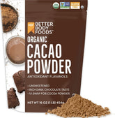 BetterBody Foods bolsa frontal mostrando el producto y nombre, útil para reconocer el empaque