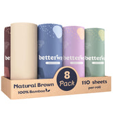 Betterway front packaging shows 8-roll pack, eco-friendly and compact