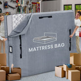 BETU front view sealed bag protecting mattress for clean transport