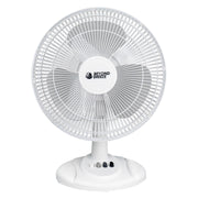 BEYOND BREEZE front view of fan showing blades and oscillation for efficient airflow