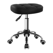 BFTOU taburete frontal negro mostrando diseño minimalista y asiento cuadrado
