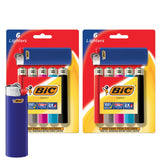BIC encendedor paquete frontal mostrando 12 unidades y beneficio de repuestos