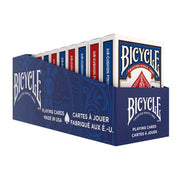 Bicycle front packaging showing jumbo index and 12-pack value benefit
