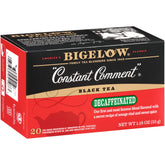 Bigelow Constant Comment frente del empaque mostrando 6 cajas y diseño clásico