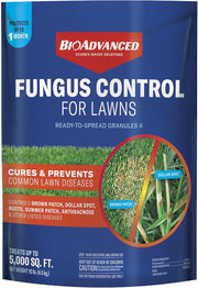 BioAdvanced vista frontal del paquete azul beneficios de control de hongos
